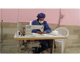 تولید ماسک بهداشتی توسط آموزشگاههای آزاد فنی و حرفه ای شهرستان کاشمر