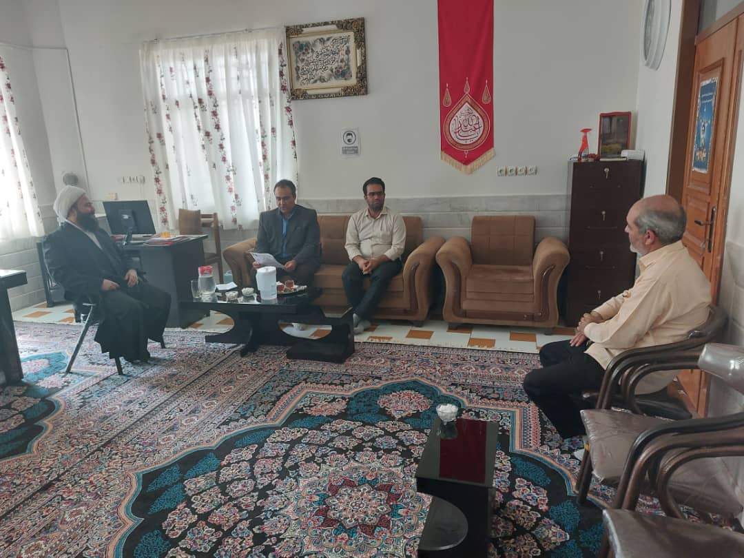دیدار با مدیر دفتر نماینده ی مردم در مجلس شورای اسلامی