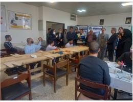 بازدید  جامعه خیرین -شرکت فرش مشهد و مسکن سازان از سوله و کارگاه های آموزشی مرکز