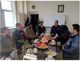 بازدید رییس محترم مرکز با همراهی کارشناسان آموزش از کارخانه رینگ سازی مشهد