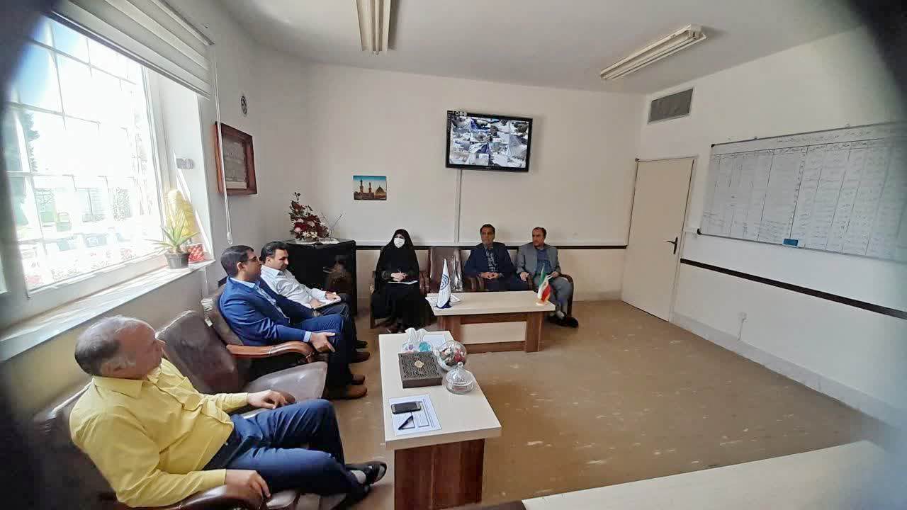 برگزاری جلسه  بررسی تعهدات آموزشی حوزه  آسیب های اجتماعی شهرستان کاشمر 