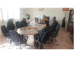 جلسه با رئیس آموزش استان