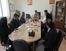 بازدید و جلسه با مسئولین آموزش پرورش استثنایی و اداره کل بهزیستی استان از مرکز 