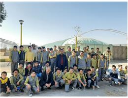 بازدید دانش آموزان دبستان پسرانه شهاب کاشمر از مرکز آموزش فنی و حرفه ای کاشمر