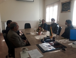 برگزاری جلسه با مسئولین هنرستان جماران دو مشهد