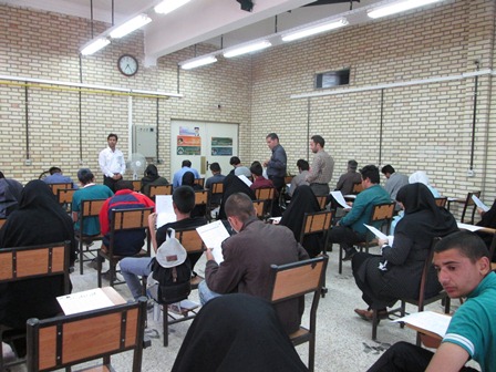 برگزاری آزمون کتبی مرحله سوم با حضور 84 نفر شرکت کننده در مرکز آموزش فنی و حر فه ای درگز