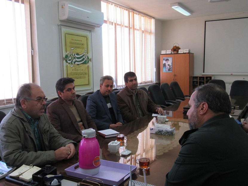 برگزاری جلسه اجرای آموزشهای مهارتی نیروهای مسلح در محل آمادگاه 516 مقداد سپاه شهرستان نیشابور