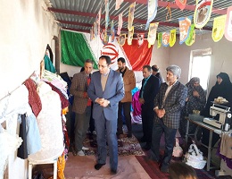 افتتاح کارگاه تولیدی خیاطی مهارت آموزان فنی و حرفه ای در روستای خیرآباد شهرستان تربت جام