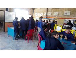 بازدید دانش آموزان از مرکز آموزش فنی وحرفه ای سبزوار