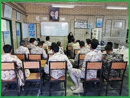 ارائه خدمت آموزش مهارتی برای نیروهای مسلح ناحیه مقاومت بسیج سپاه شهرستان تایباد