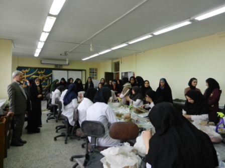 بازدید دانشجویان دانشگاه فردوسی از مرکز خواهران مشهد