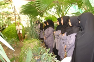 بازدید از کارگاه کشاورزی مرکز از طرف هنرستان 15 خرداد تربت حیدریه ویژه خواهران در هفته ملی مهارت