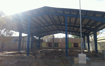 عملیات احداث پروژه ساختمان آموزشی مرکز خواهران تربت جام