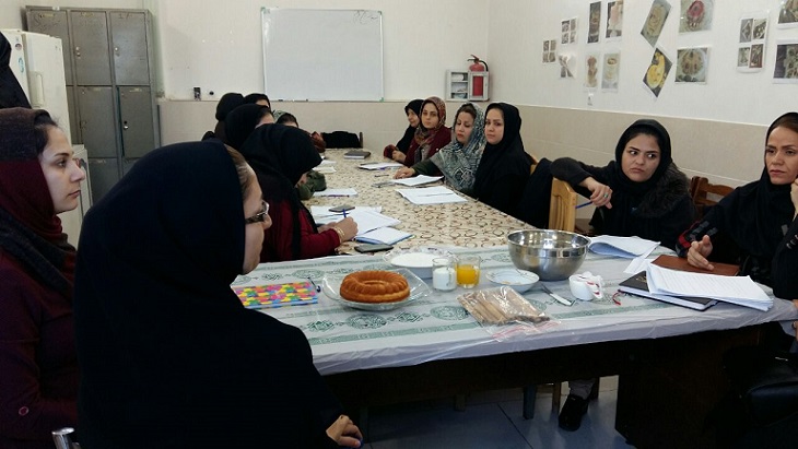 برگزاری کارگاه آموزشی شیرینی های خشک ویژه بانوان شهرستان کاشمر 