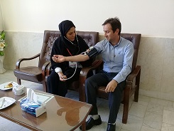 اجرای طرح ملی کنترل فشار خون در مرکز آموزش فنی وحرفه ای شهید عباسیان تایباد